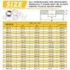 576 pcs Oil Drain Plug Gasket Aluminum Washer Crush Seal Assortment Kit, Including 18 Sizes-M6 M8 M10 M12 M14 M16 M18 M22 M24