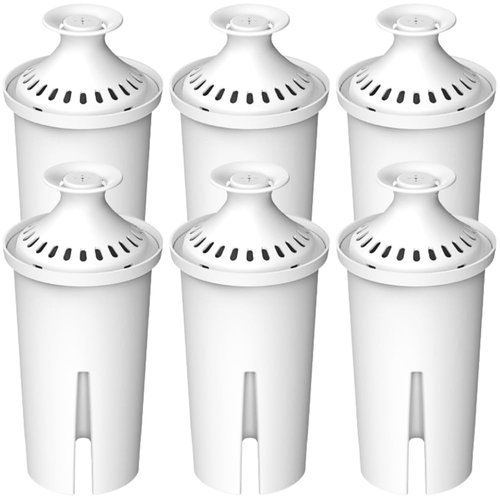 Max Strength Pro Water Filter Replacement for Brita® Pitchers & Dispensers, Classic OB03, Mavea® 107007, 35557 & More, NSF Certified Water Pitcher Filter, 1 Year Supply, Fits Brita & Mavea, 6 Count