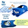 SnuffySnout Snuffle Mat for Dogs, Interactive Sniff Mat for Slow Eating and Keep Busy, Adjustable Dog Digging Toys Encourages Natural Foraging Skills and Mental Stimulation (Dog Piggy Bank, 3 Bills)