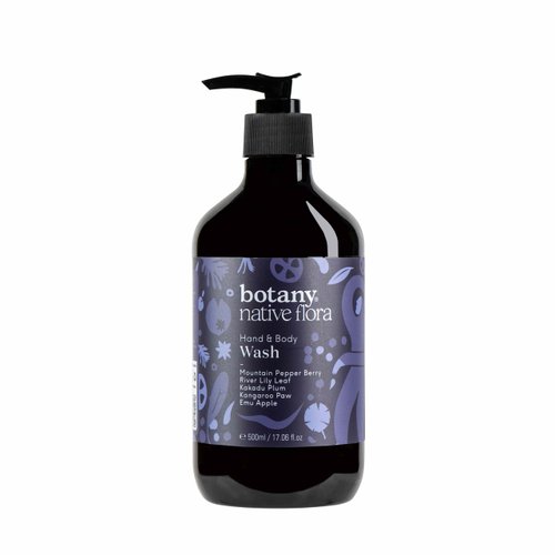 botany Native Flora Hand and Body Wash, Gently Cleanses your Skin and Washes Away Dirt and Impurities, Hydrating Body Wash with Australian Native Plant Extracts, 17.06 Fl Oz