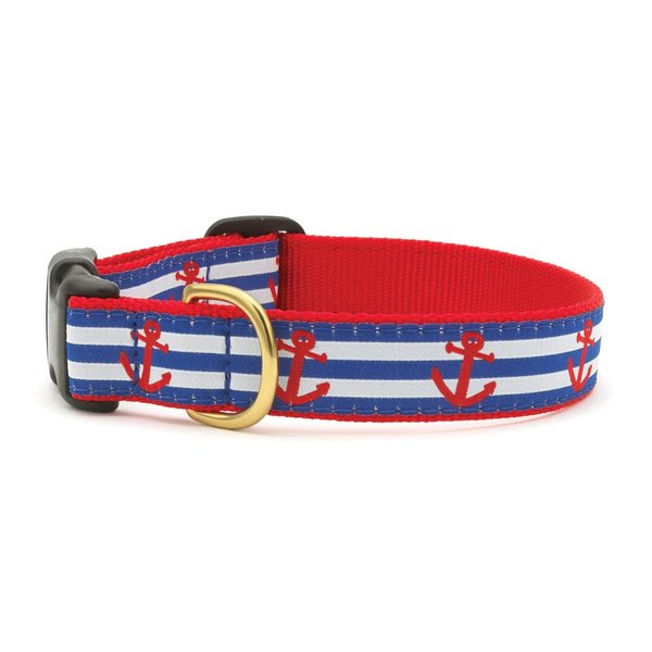 Up Country Anchors Away Dog Collar, X-Small (6 to 12 inches) 5/8 inch Narrow Width