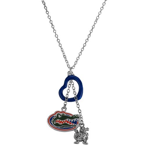 Sandol Florida Gators Pride Heart Necklace
