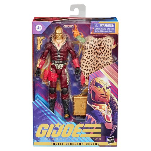 G.I. Joe Classified Series Profit Director Destro Action Figure 15 Premium Toy Multiple Accessories 15-cm-Scale with Custom Package Art