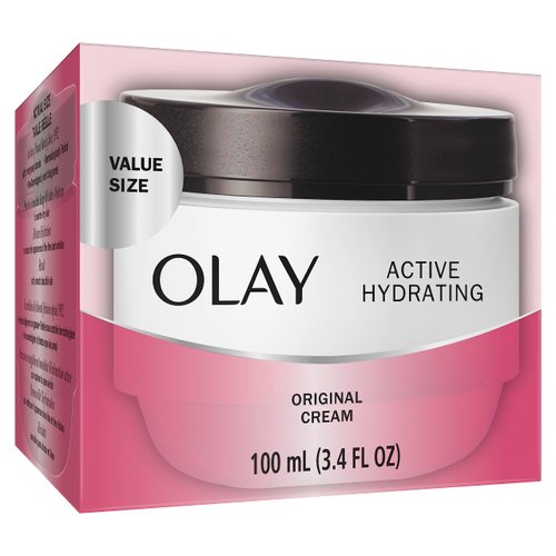 Olay Active Hydrating Cream, Face Moisturizer, 100 mL packaging may vary