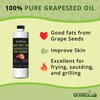 GreenIVe Grapeseed Oil Organically Grown 100% Pure Cold Pressed Light Flavor High Tempurature Cooking 16oz