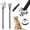 KABUDA 2 Pack Dog Doorbells, Dog Training Bells for Go Outside Potty Training Bell Communication Device, Adjustable Strap Door Bell, Dog Bells Puppy Training Bell with Free Whistle