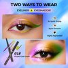 Ofanyia Multichrome Eyeliner Pencil, Metallic Gel Eyeliner, Purle Gold Green Shifting Colors EyeLiner Pen, Waterproof Eyeliner, Smudge Proof Easy To Color Gel Eyeliner Pencil