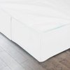 Nestl White Full Bed Skirt - Full Size Bed Skirt 14 Inch Drop - Brushed Microfiber Bed Skirts - Hotel Quality Pleated Bed Skirt - Shrinkage & Fade Resistant