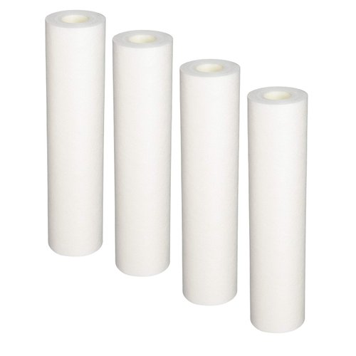 CFS – 4 Pack Sediment Pre-Filters Water Filter Cartridges Compatible with 10-Inch Water Filter System Models – Removes Bad Taste – Whole House Replacement Water Filter Cartridge – 5 Micron