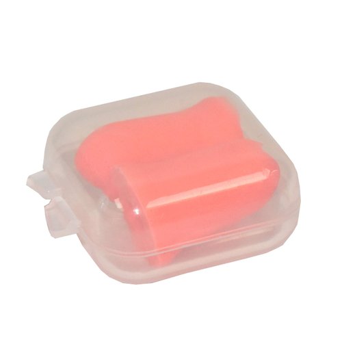 Foam Ear Plugs for Sleeping Noise Cancelling 32db Sound Blocking Bell-Shaped- 50 Pairs Noise Reduction for Peace & Quiet - Perfect for Travel & Study, Sleep - Carrying Case Included (14010-50)