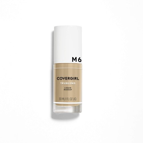 COVERGIRL truBlend Liquid Foundation Makeup Perfect Beige M6, 1 Ounce (packaging may vary)