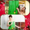 AMUHUA 3PACK Christmas Hand Towels Bathroom Set - Christmas Green Kitchen Hands Towels and Bathroom Towels for Shower Drying Cleaning Cooking