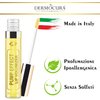 DERMOCURA Lip Volumizer Chili Lip Plumper 5 Times More Powerful Transparent Plumping Lip Gloss Immediate and Long-Lasting Plumping Effect MADE IN ITALY