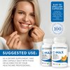 Vitaminerals ® C MAX Antioxidant Support 1,000 mg Vitamin C, with Bioflavanoids - Veggie Capsules (60 Vegetarian Capsules)