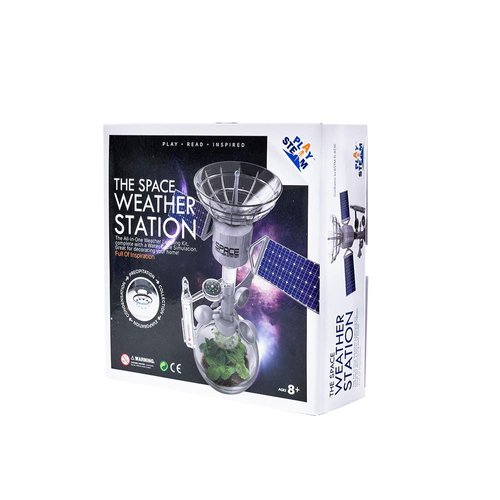 PLAYSTEM Space Weather Station Water Cycle Simulation Learning Kit-Climate Change, Global Warming, Lab - STEM Toys Educational Gift for Kids & Teens, Girls & Boys