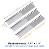 Dog Combs Cat Combs 3 Pack Pet Combs Stainless Steel Metal Comb Wide Tooth Comb&Dense Tooth Comb Flea Comb for Cats Dogs Dog Grooming Comb-Silver