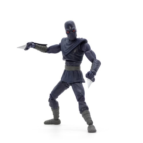 The Loyal Subjects Teenage Mutant Ninja Turtles Limited Edition Foot Soldier 'Midnight Shadow Villain' San Diego Comic Con BST AXN 5-inch Action Figure with Accessories