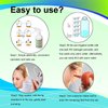 Ear Wax Removal Tool, Ear Cleaning Kits Safe Ear Irrigation Kit Ear Flush Kit for Adults Kid, Ear Wax Washer Device Easy to Operate, Includes Basin, Syringe, Curette Kit, Towel and 40 Disposable Tips