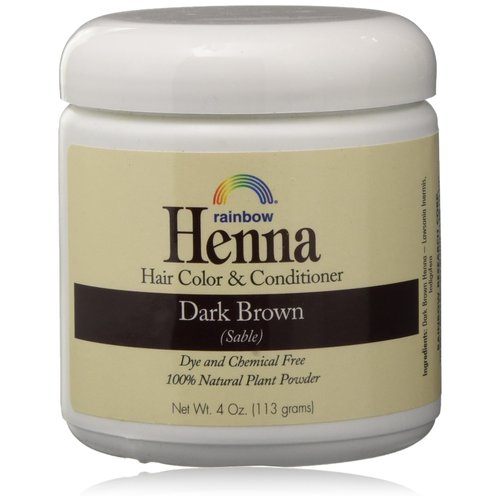 Rainbow Henna Persian Dark Brown Hair Color 4 Oz, (2 pack)