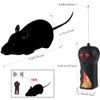 Gawertoy Remote Control Rat Toy, Wireless Remote Control Mouse Toy Fake RC Rat Toy Giant Realistic Rat Model Prank Joke Tricky Toy for Kids Halloween Christmas Birthday Gift Cat Dog Toy Black