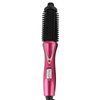 Curling Iron Brush, Folding Electric Hair Curler Heated Curling Wand Styler Hot Comb Brush Ceramic Coating Portable Hair Dressing Beauty Tool for Home Professional Salon(American