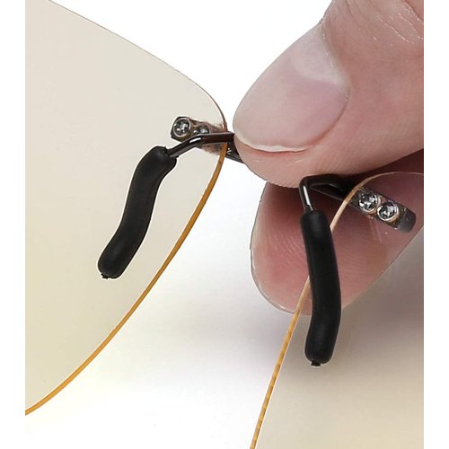 Vyzia Blue Light Blocking Clip-on Computer Lenses for Women and Men | Fits Over Glasses | Reduce Eye Strain, and Sleep Better | Dry Eyes Relief | Anti-Blue Light Filter Clip for Digital Screens