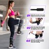 INTENT SPORTS Ankle Resistance Bands with Cuffs, Ankle Bands for Working Out, Leg Butt Workout Equipment for Kickbacks Hip Gluteus Training Exercises, Ankle Strap with Exercise Bands for Women