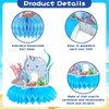 Narwhal Birthday Decorations Honeycomb Centerpieces Party Supplies Narwhal Themed Table Decorations