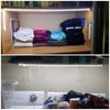 Amagle LED Dual Mode Motion Night Light, Flexible Strip Lights with Sensor Closet Light for Bedroom,Kitchen,Wardrobe,Cabinet,Stair,Mirror,Nature White 4000K (AAA Batteries Operated, Not Included)