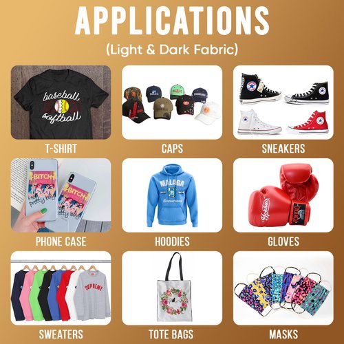 NGOODIEZ DTF Powder Digital Transfer - Hot Melt Adhesive, DTF Pretreat Transfer Powder for Direct Printing on Any Colored/White Fabric, Adhesive Powder for DTF Printer & Film (White, 17.6 oz / 500 g)