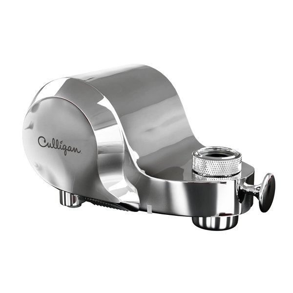 Culligan CFM-300CR, Faucet Mount Water Filter System, WQA Certified to Reduce PFOA/PFOS, Chrome