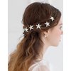 Shop Ginger Wedding Set of 6 Sea Star Rhinestone Crystal Hair Pins Starfish (Gold)
