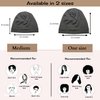 Silk Bonnet Adjustable Satin Bonnet for Curly Hair Night Cap Hair Cover Sleep Bonnet for Men Satin Lined Sleep Cap for Black Women Satin Hair Bonnets for Sleeping Hat for Women Beanie Silk Head wrap