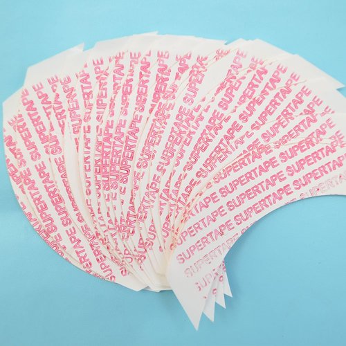 AIRAO"Super Tape" WalkerTape Hair System Tape Bonding Toupee Hairpiece Hair Extensions Tape Adhesive Glue Strips Wig Tape Double Sided Shape CC Contour 36 Pieces Per Bag