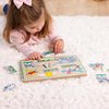 Melissa & Doug Zoo Animals Sound Puzzle - Wooden Peg Puzzle With Sound Effects (8 pcs)