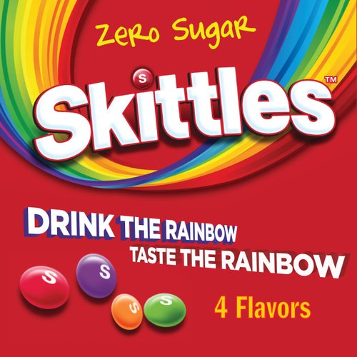 Skittles Singles To Go Variety Pack, Watertok Powdered Drink Mix, Zero Sugar, Low Calorie, Includes 4 Flavors: Green Apple, Strawberry, Grape, Orange, 1 Box (40 Single Servings)