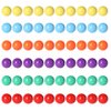 Laviesto Game Replacement Balls for Chinese Checker, 60 Pcs Solid Color Replacement Marbles for Chinese Checkers, Marble Run, Marbles Game(5/8 Inch/6 Colors)