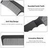 3 Pieces Hair Cutting Comb Barber Comb for Men Women Hair Styling Combs Fine Teeth Carbon Comb Set Anti Static Heat Resistant Hairdressing Comb