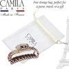 Camila Paris CP3594 French Hair Clip for Women Thick Hair for Long Curly Wavy Hair, Handmade Damier, Girls Hair Claw Clips, Styling Big Claw Clip for Thick Hair, Strong Hold Grip Made in France
