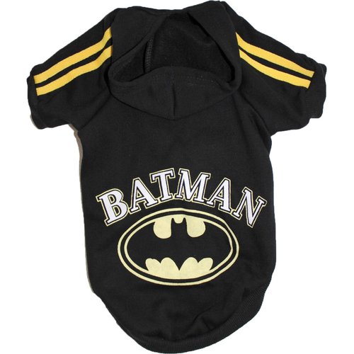 Dog Puppy Cat Coat Sweater Hoodie BAT for SMALL Breeds XXS- L (XS: Length 9" Chest up to 12")