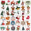 CHARLENT Christmas Temporary Tattoos for Kids - 296 PCS Christmas Individual Tattoos for Kids Christmas Xmas Party Favors, Stocking Stuffer, Christmas Eve Gift