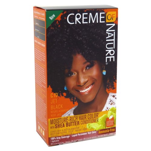 Creme Of Nature Color C10 Jet Black Kit (2 Pack)