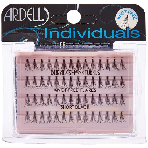 Ardell DuraLash Naturals Flare Individual Lashes, Short Black 56 ea (Pack of 2)
