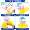 9 Pieces Happy Birthday Party Decorations Birthday Table Centerpieces Happy Birthday Honeycomb Centerpieces for Men and Woman Birthday Party Supplies (Cute Style)