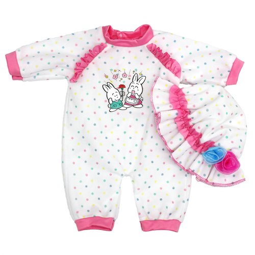 NOXOMALL Doll Clothes for 16-18 inch Baby Dolls, Alive Baby Doll Clothes