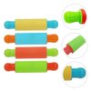 4pcs Clay Rolling Pin Soft Clay Plasticine Dough Modelling Roller Sticks Children Clay and Dough Playing Tools Kids Playdough Kit