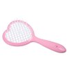 VOCOSTE Vent Hair Brush, Detangling Brush for Women and Men, Travel Wet Hair Brush, for Curly Straight Wavy Hair, Barber Brush Tools, Heart Shape Pink