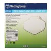 Westinghouse Lighting 7785300 LED Schoolhouse Indoor/Outdoor Ceiling Fan Light Kit, White Finish with White Opal Glass