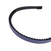 Ruihfas Fashion Headbands Wide Leather Covered Hair Hoop Clasp Hairbands for Women Girls, 6pcs/pack (Glittering)