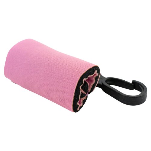 Birdz 10 Clip-On Neoprene Pink Sleeve Lip Balm Holsters Lipstick Holder Key Chain